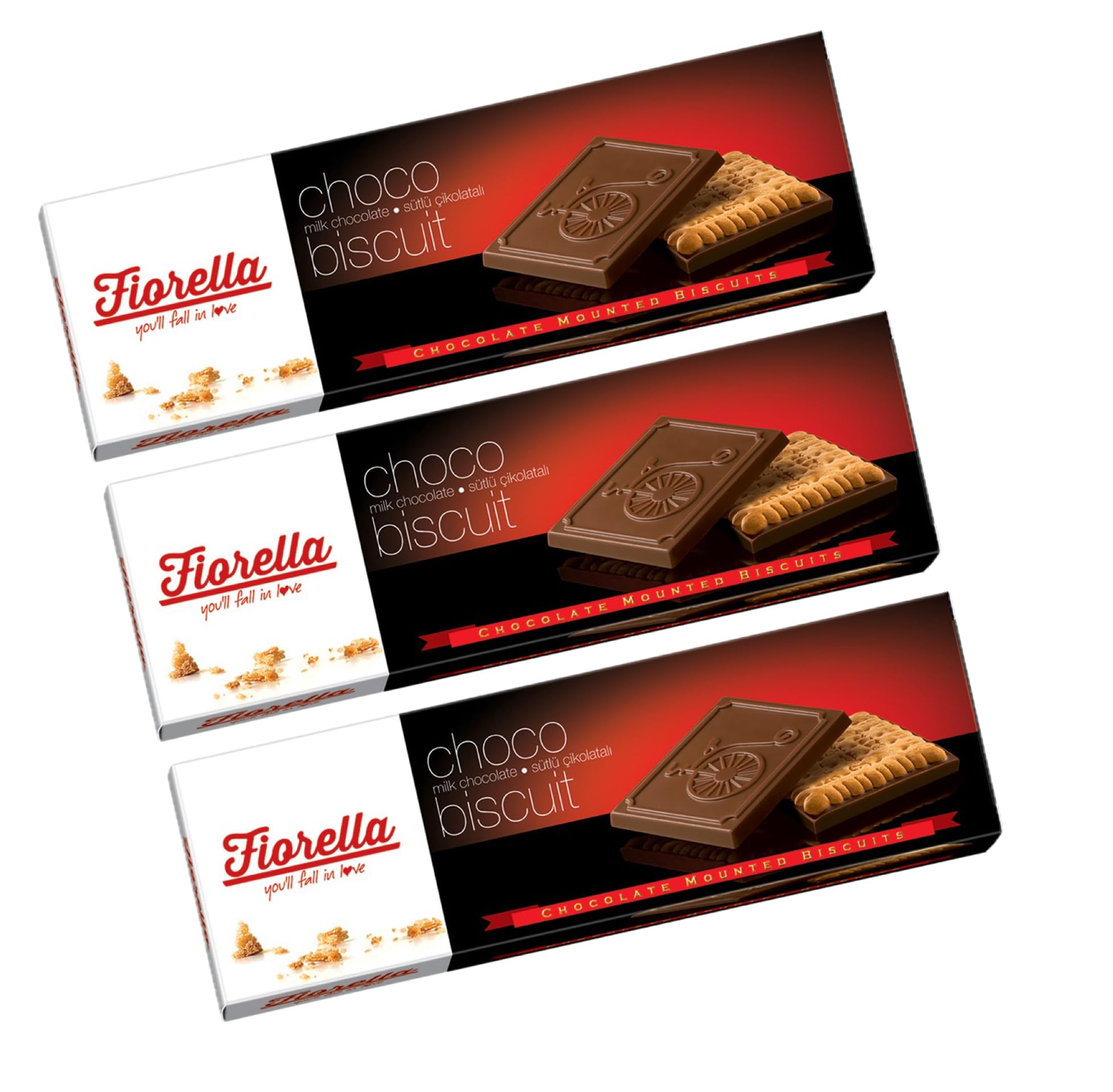Elvan Fiorella Chocolate Mount Biscuit, Smooth Milk Chocolates for Gifting and Sharing, Imported from Turkey (Milk Chocolate Mount Biscuit 68g, Pack of 3) (B0D9VTQY1P) Amazon Price History, Amazon Price Tracker