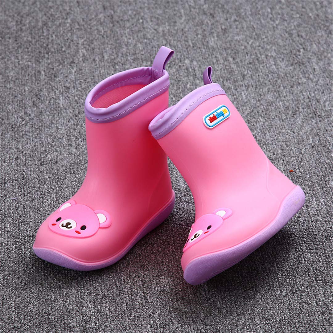 Stivali da pioggia per bambini per ragazzi ragazze stivali da pioggia impermeabili per bambini antiscivolo in gomma scarpe da pioggia per bambini stivali da pioggia quattro stagioni
