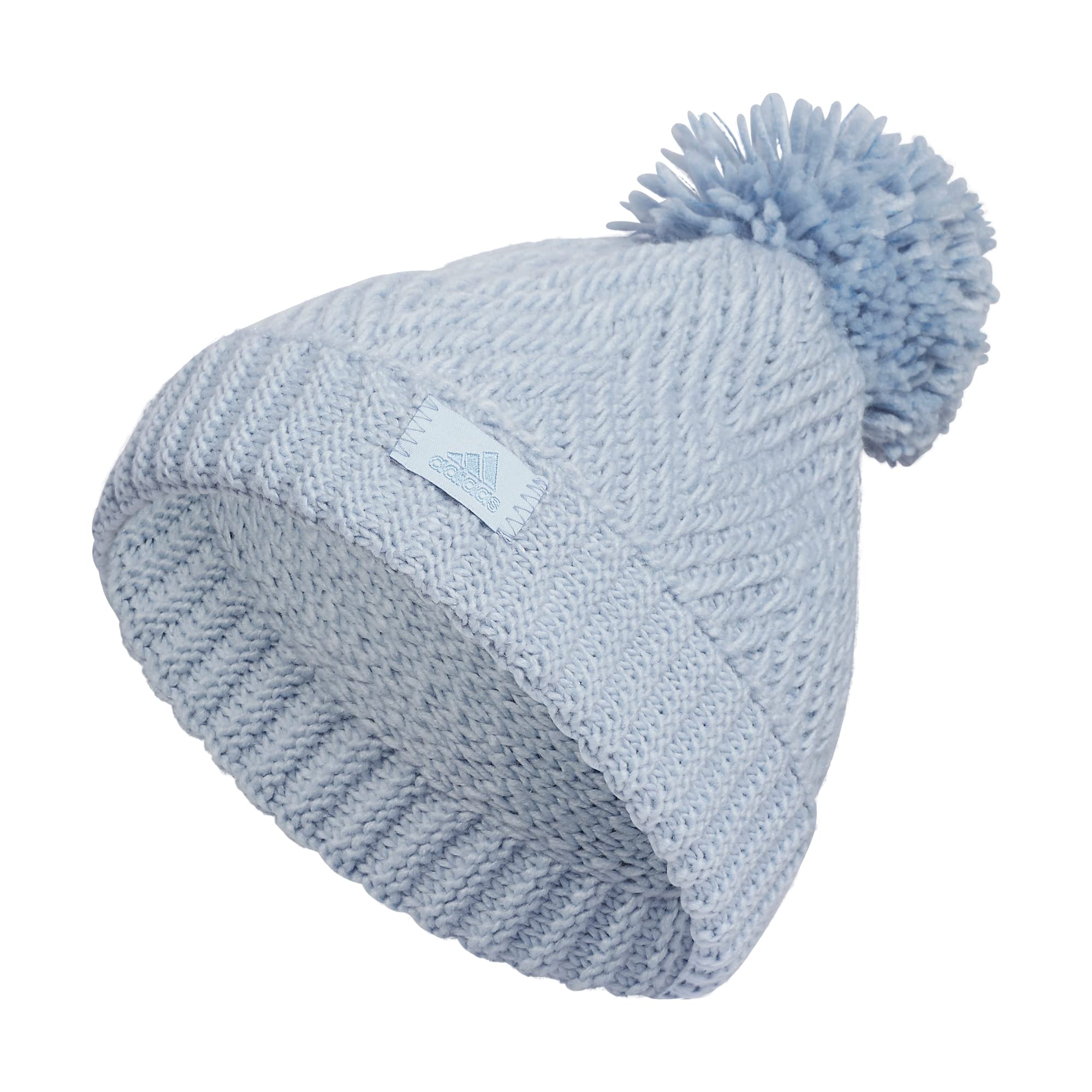 Adidas Boys Wonder Blue/Ash Blue ' Kids Twilight Ballie Pom Beanie,