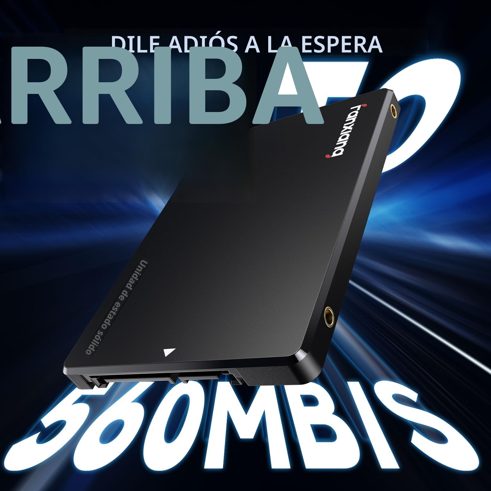 fanxiang SSD 512GB SATA III 6Gb/s 2,5", 560 MB/s de Lectura, SATA SSD 512GB, Disco Duro Interno para Conpatible con computadoras de Escritorio y portátiles
