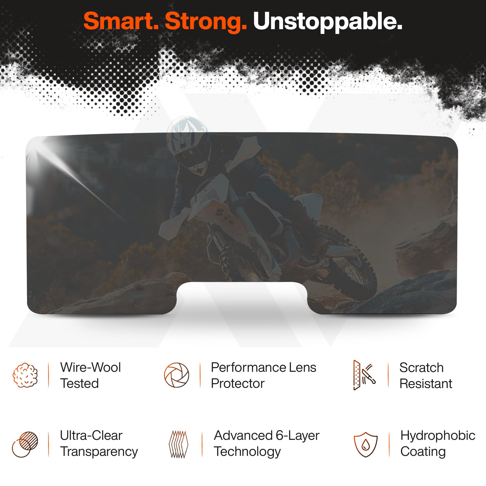 Smartfilm Film détachable 75mm - Paquet de 3 | Qualité reconnue Armor Vision