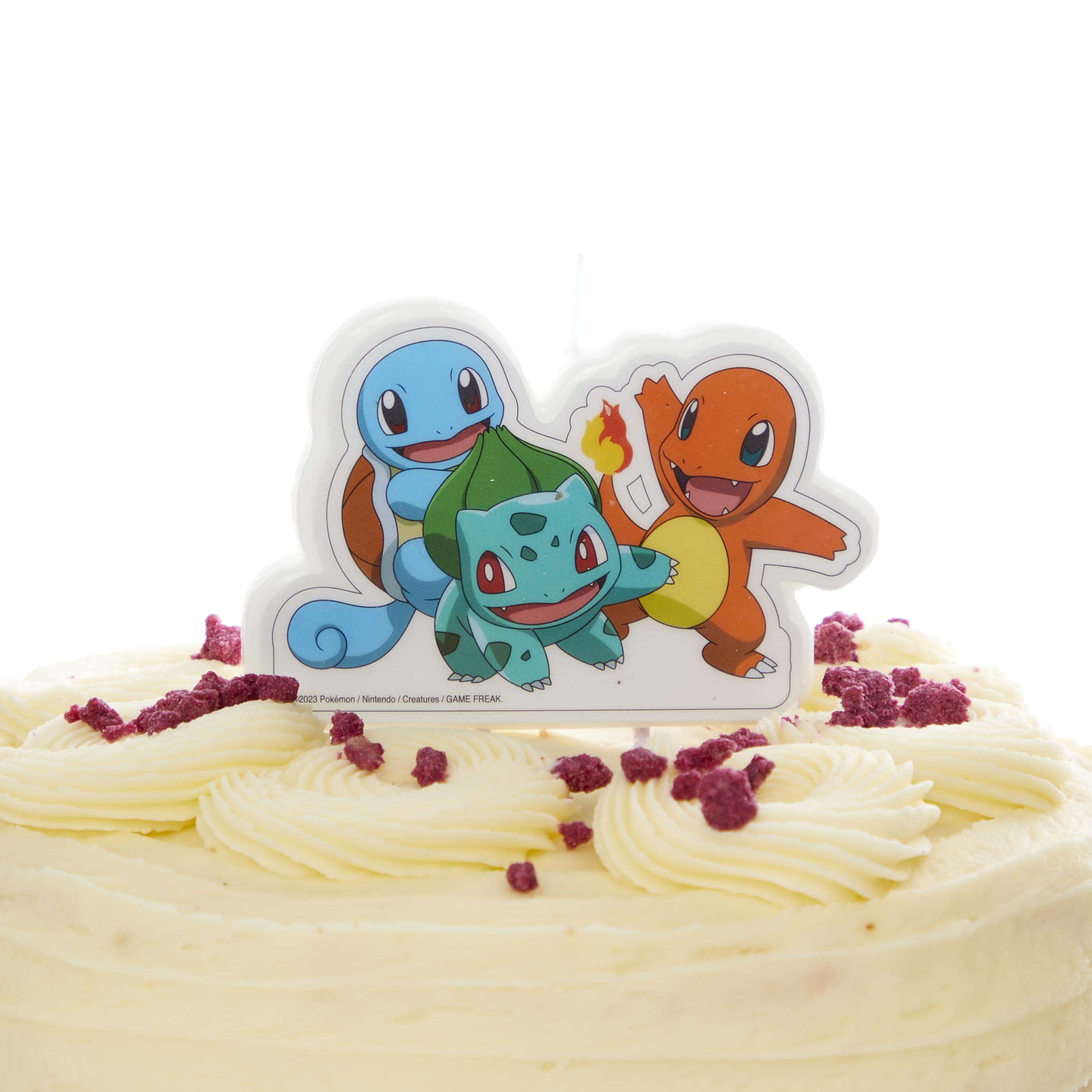 Amscan 9917120 - Pokémon Kids Birthday Party Cake Candle on Wooden Picks - 8.3cm x 5.5cm — image 1