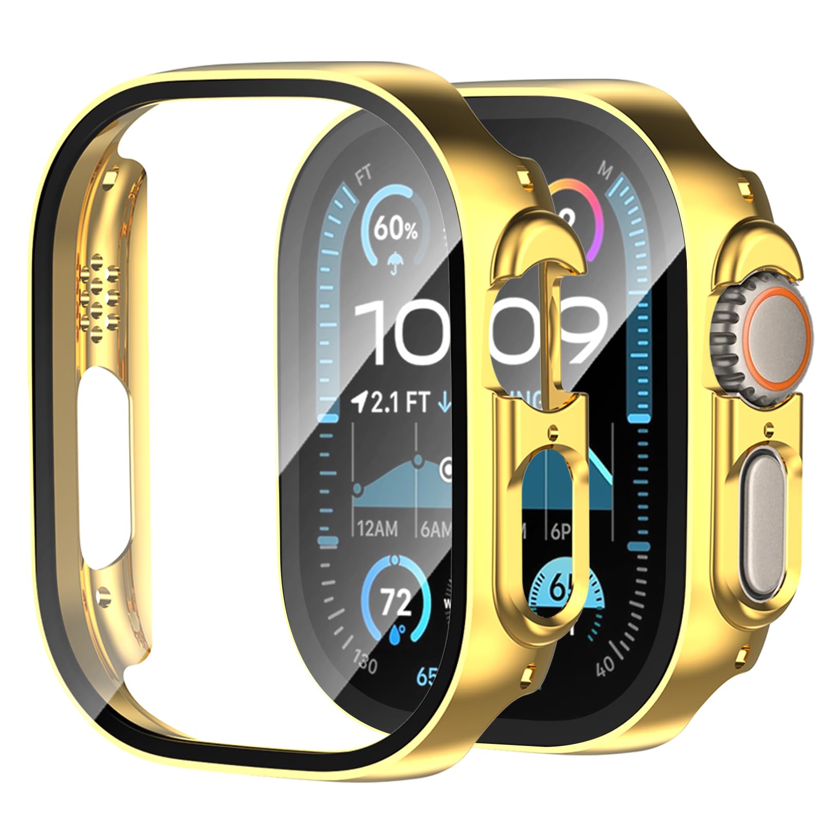 [2 Pack] Case Screen Protector Compatible with Apple Watch SE 3/2nd Gen/SE Series 6/5/4 40mm, Ultra-thin Full Coverage Protective Cover for iWatch 40 mm — view 10