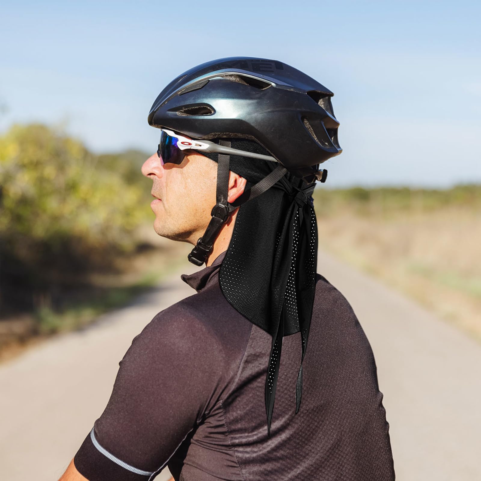 3 Bandanas Transpirables para Ciclismo - Pañuelo Técnico Biker bajo Casco | Absorbe Sudor UV 50+ | Bandana Cabeza Ciclismo Verano para Hombre | Bandana Under Helmet Multideporte