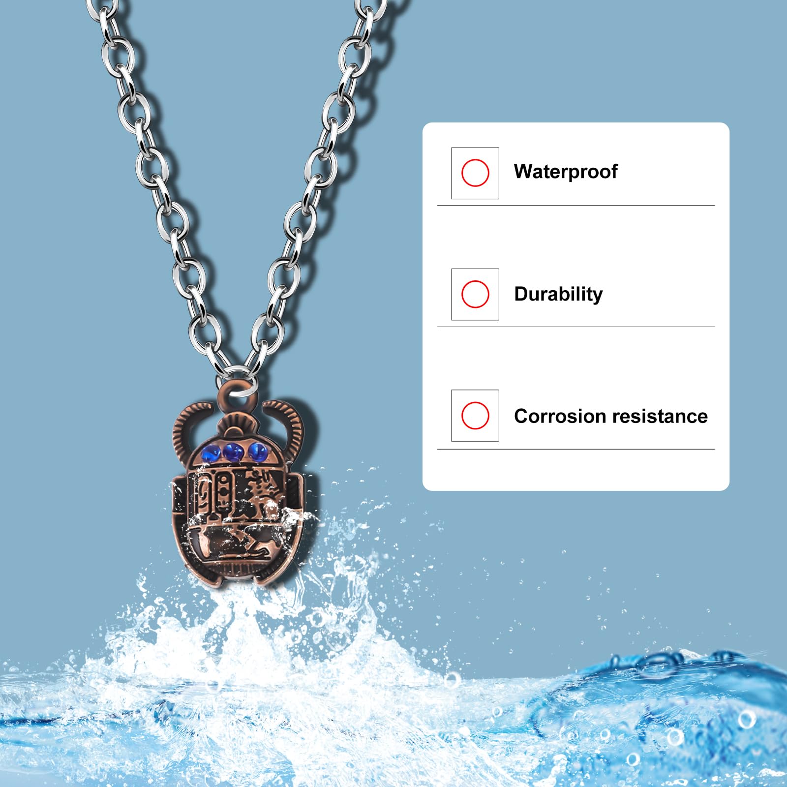 SEWACC Scarab Charms 40pcs Scarab Pendant Alloy Bulk Earrings Beetle Charm - Image 5