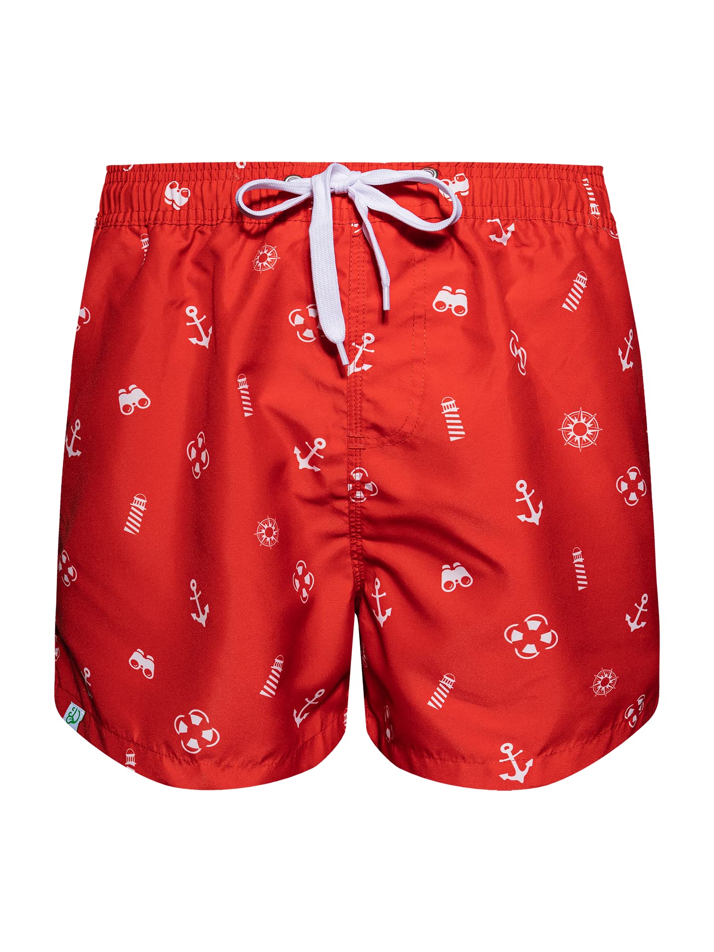 Dedoles Badehose Herren 100% recyceltes Polyester Badeshorts für Männer lustige Designs Kokosnuss Zitronen Surf Schwimmer Swim Trunks