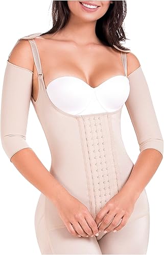 MariaE 9012 Brazo Faja Post Lipo Compresión Mangas para Mujeres Postquirúrgico Para Brazos