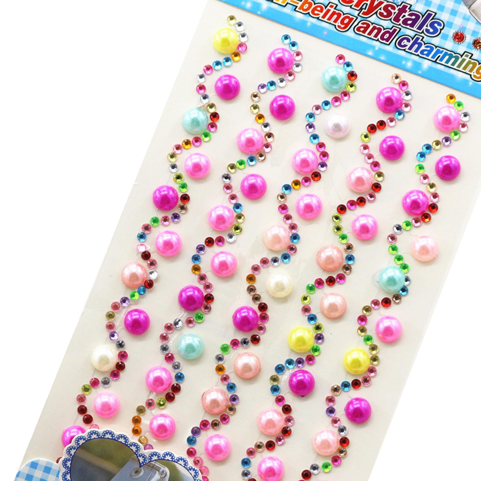 Limtula Sticker Jewels Rhinestones for, Selfs Adhesive Stick on Gemstones for Face Scrapbooks Supplies for