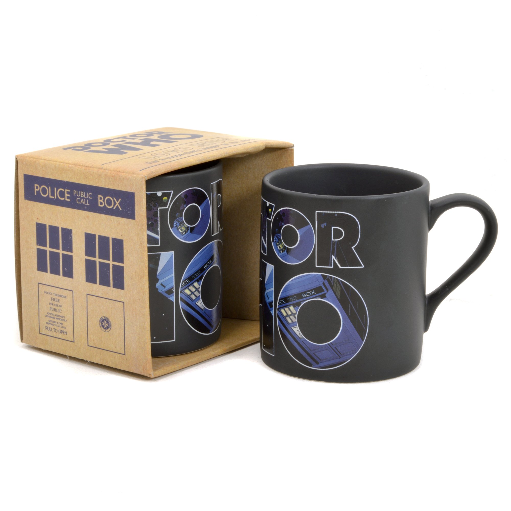 Ceramic Doctor Who Boxed Mug Comic Logo