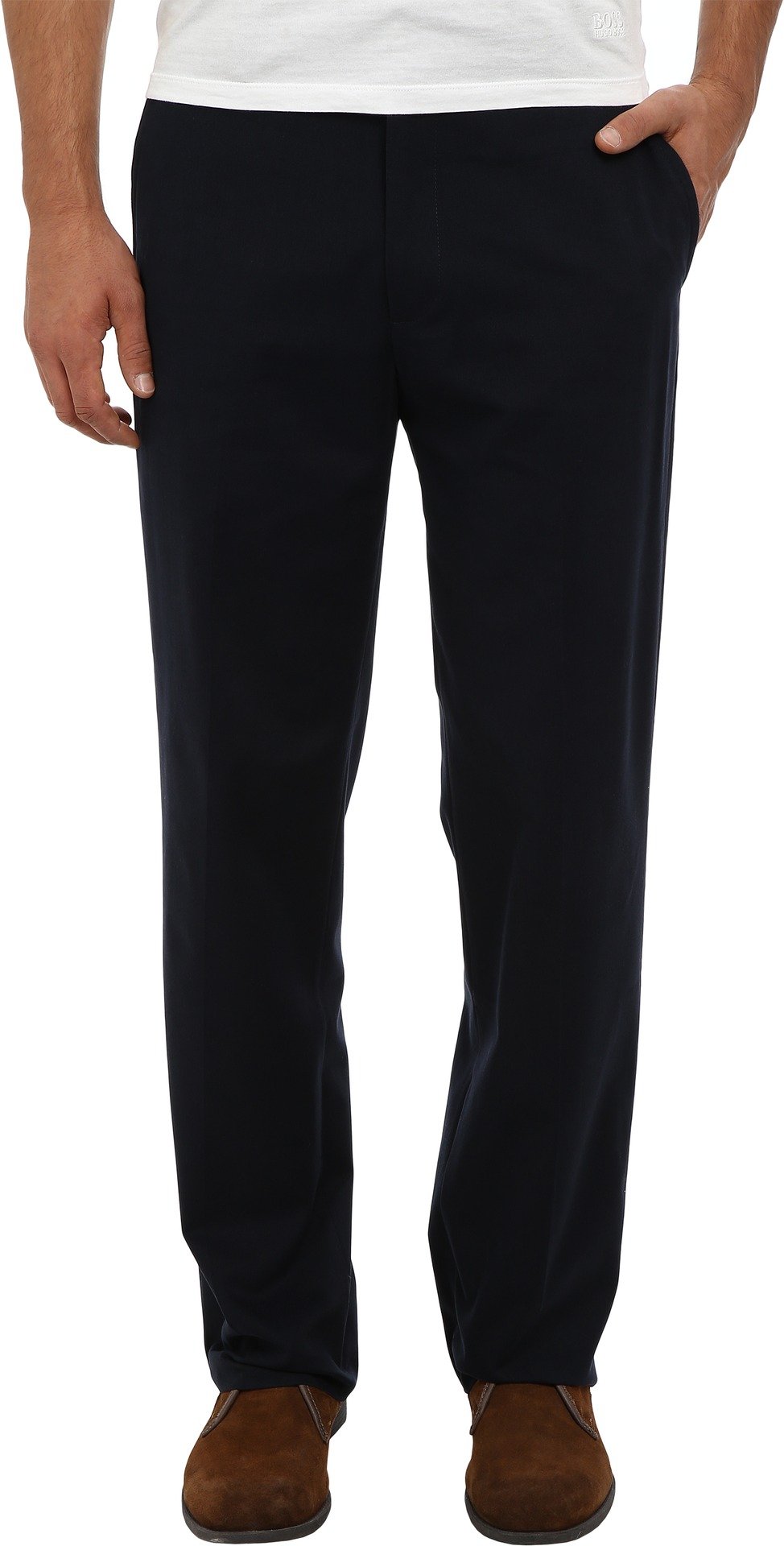 Dockers Men's Classic Fit Easy Khaki Pants (Regular and Big & Tall), Dockers Navy, 33W x 32L