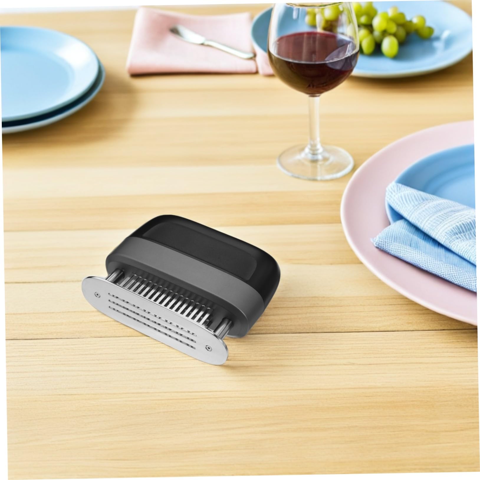 VALICLUD Herramientas para Ablandar Carne Martillo para Carne De Acero Inoxidable para Barbacoa Ablandador De