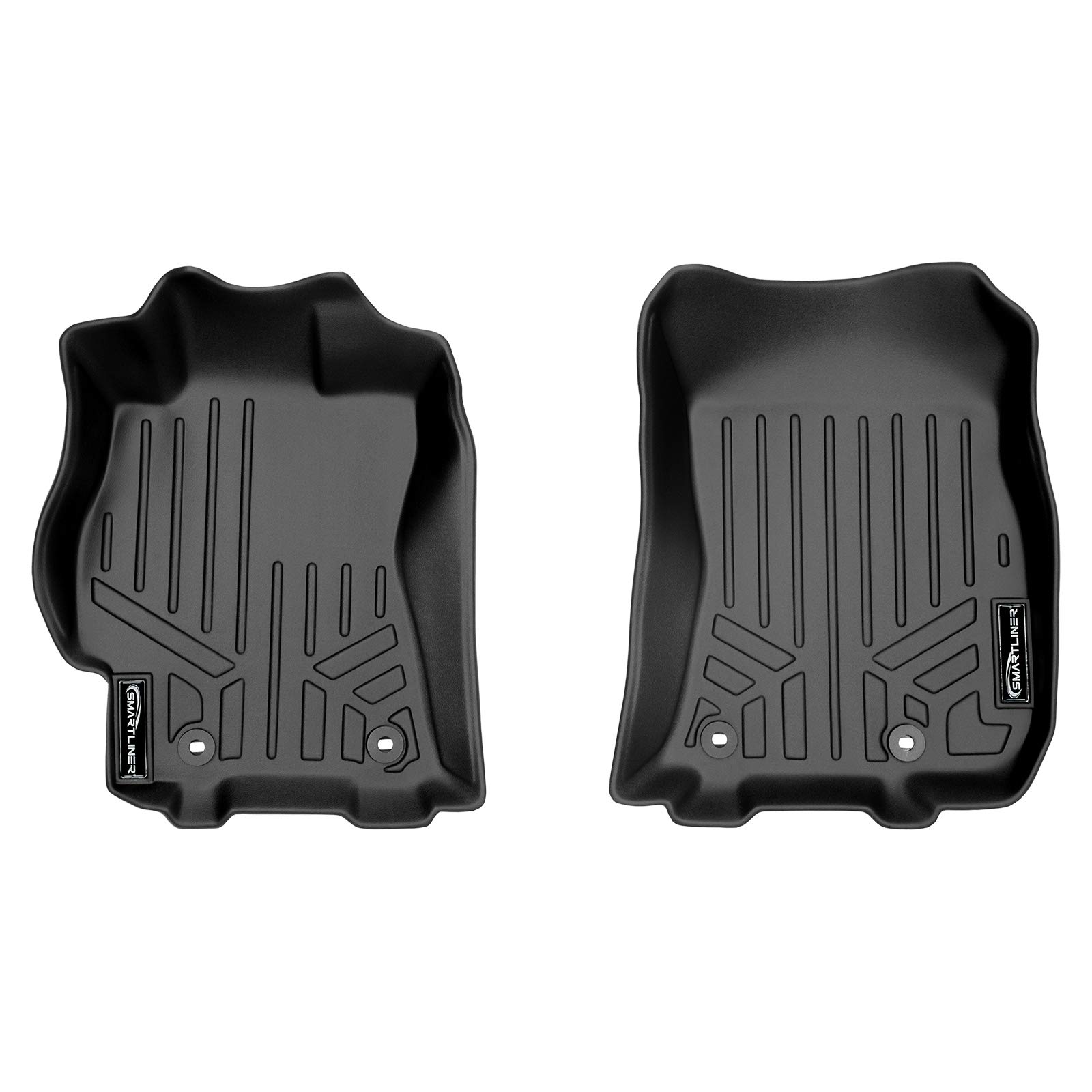 SMARTLINER Custom Fit Floor Mats 1st Row Liner Set Black for 20152019