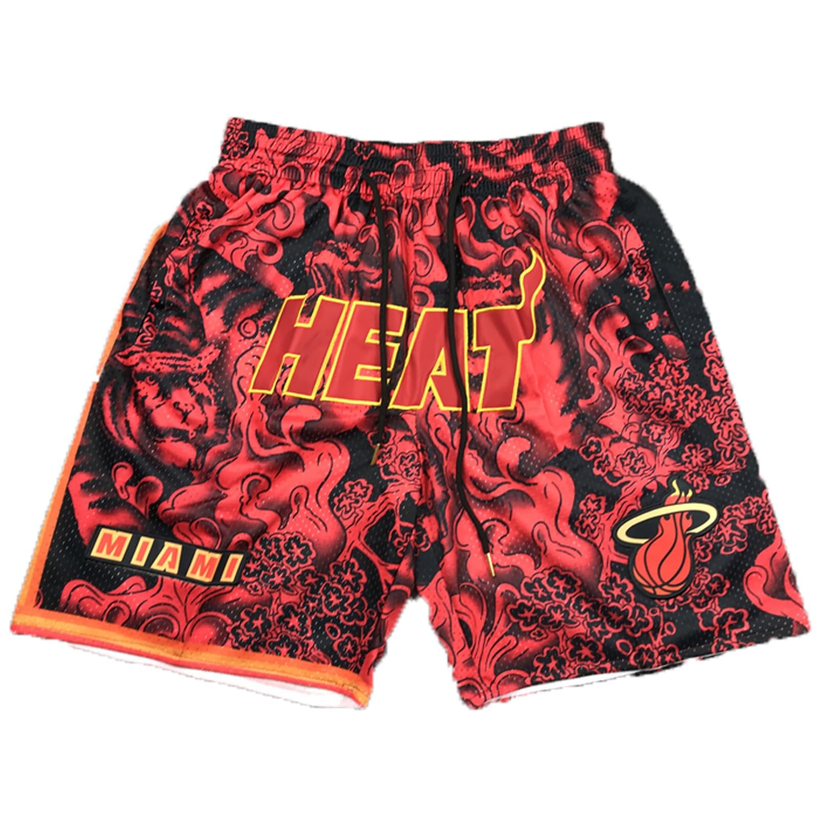 Pantaloncini Da Basket Miami Heat - Uomo, Traspiranti Ed Elastici - Taglia M - Foto 4