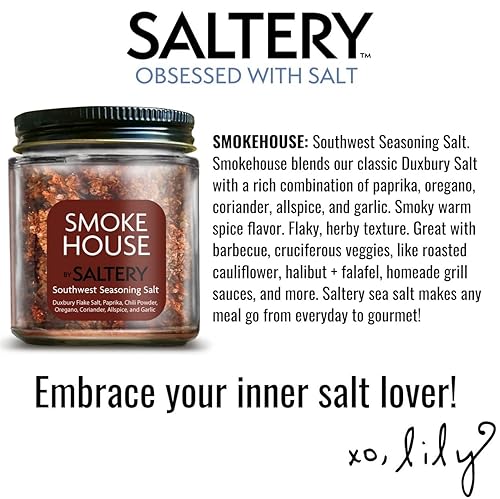 Miniatura 3 de SALTERY - Mezclas de sal marina de alta calidad. Hecho a mano, totalmente natural + fabricado en Estados Unidos. Sin aditivos, ideal para cocinar,