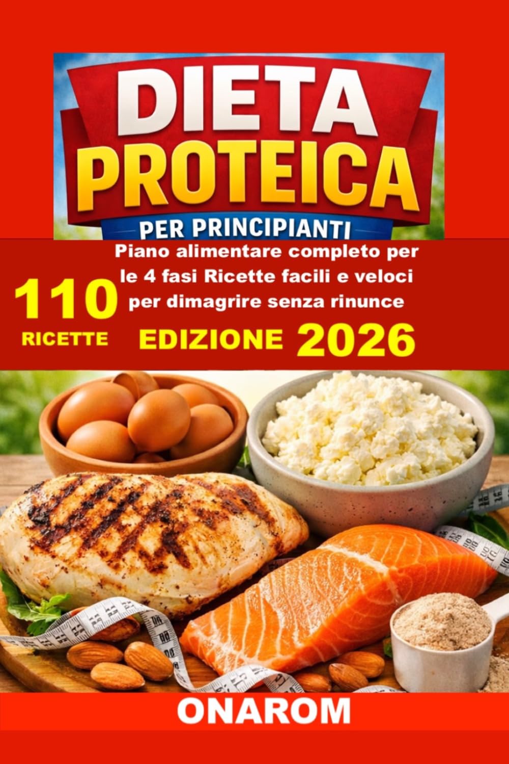 DIETA PROTEICA PER PRINCIPIANTI: Piano Alimentare completo per le 4 fasi Ricette facili e veloci per dimagrire senza rinunce