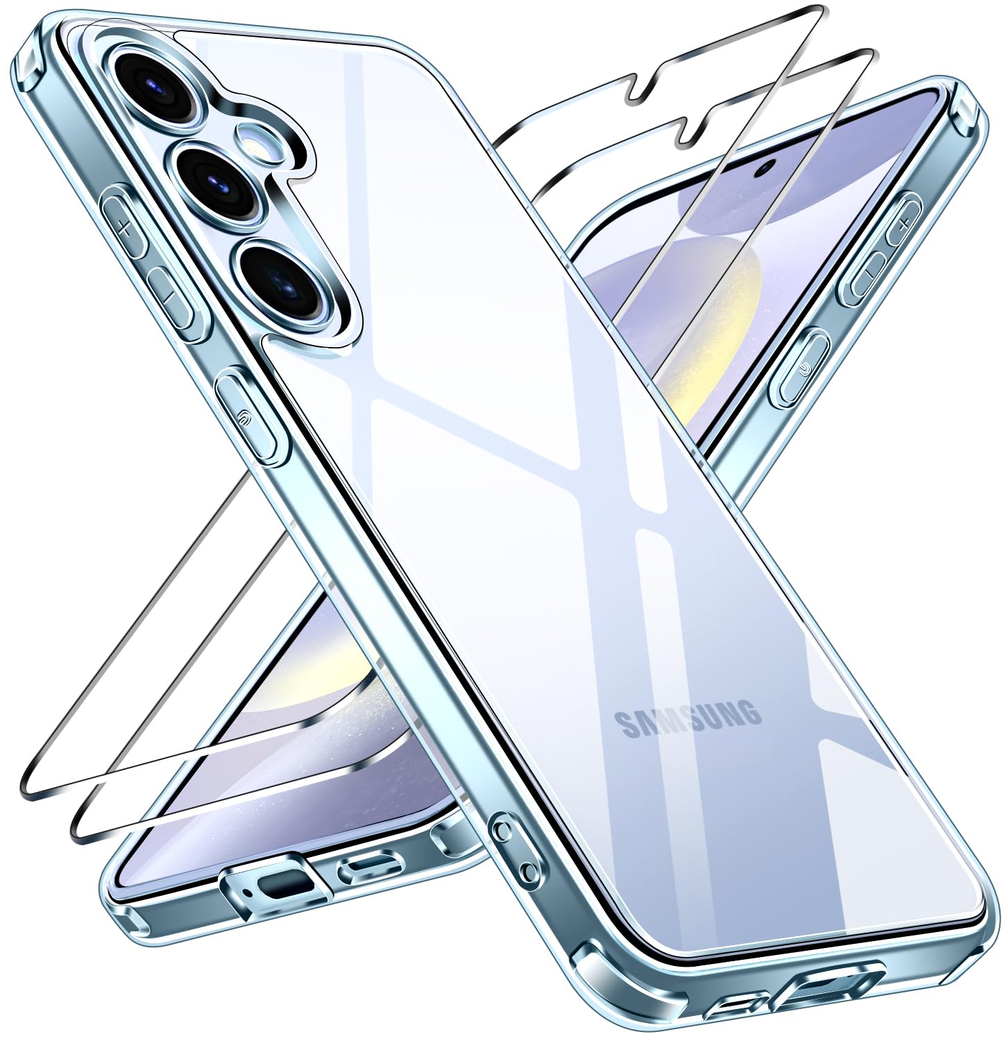 ivoler Clara Funda para iPhone 17, con 2 Piezas Cristal Templado, [Protección Militar] Anti-Amarillo Carcasa Antigolpes Bumper Case Cover - Transparente — view 78