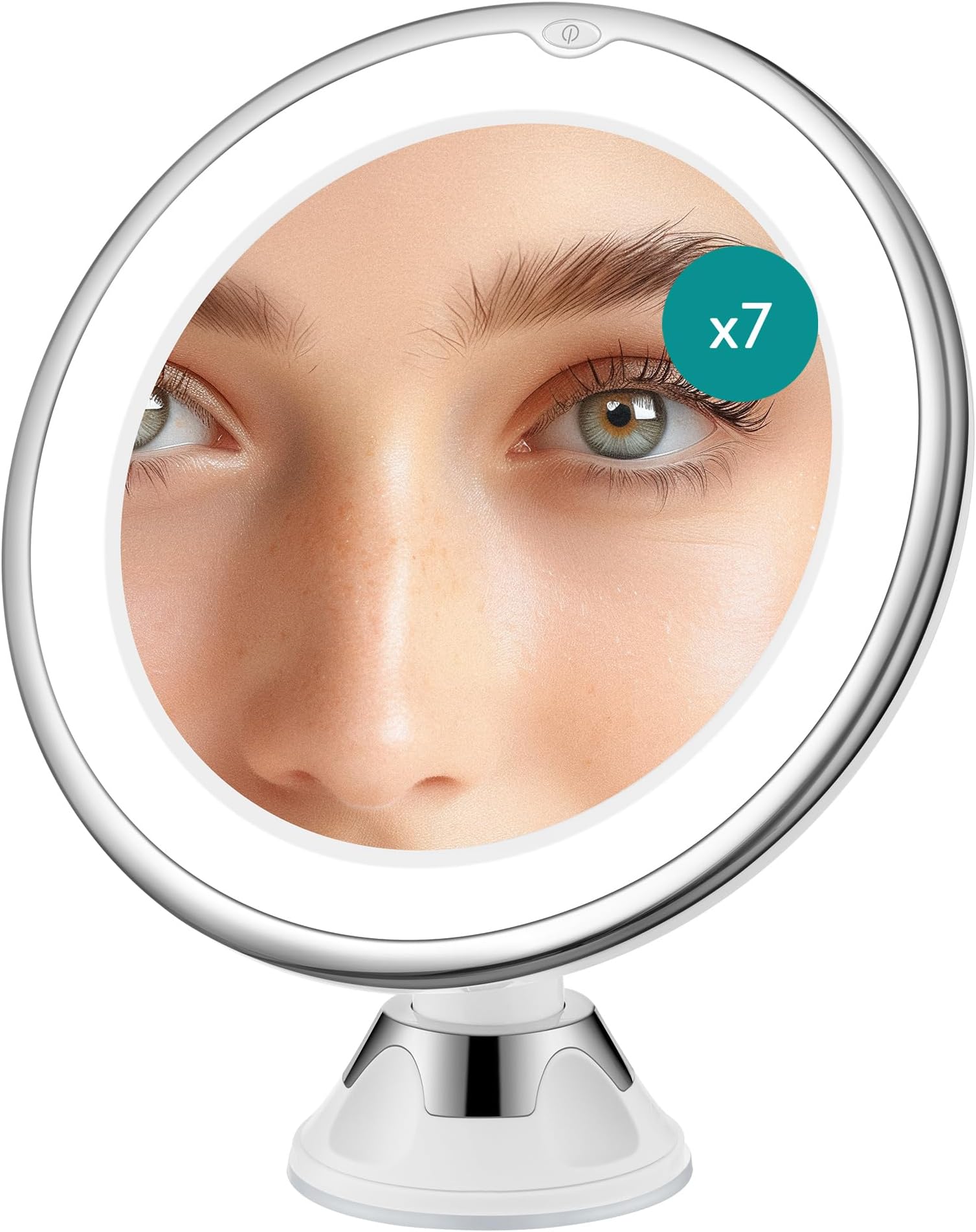 Mirroir Grossisant LED avec Mance Flexible et Rotation 360° Pour