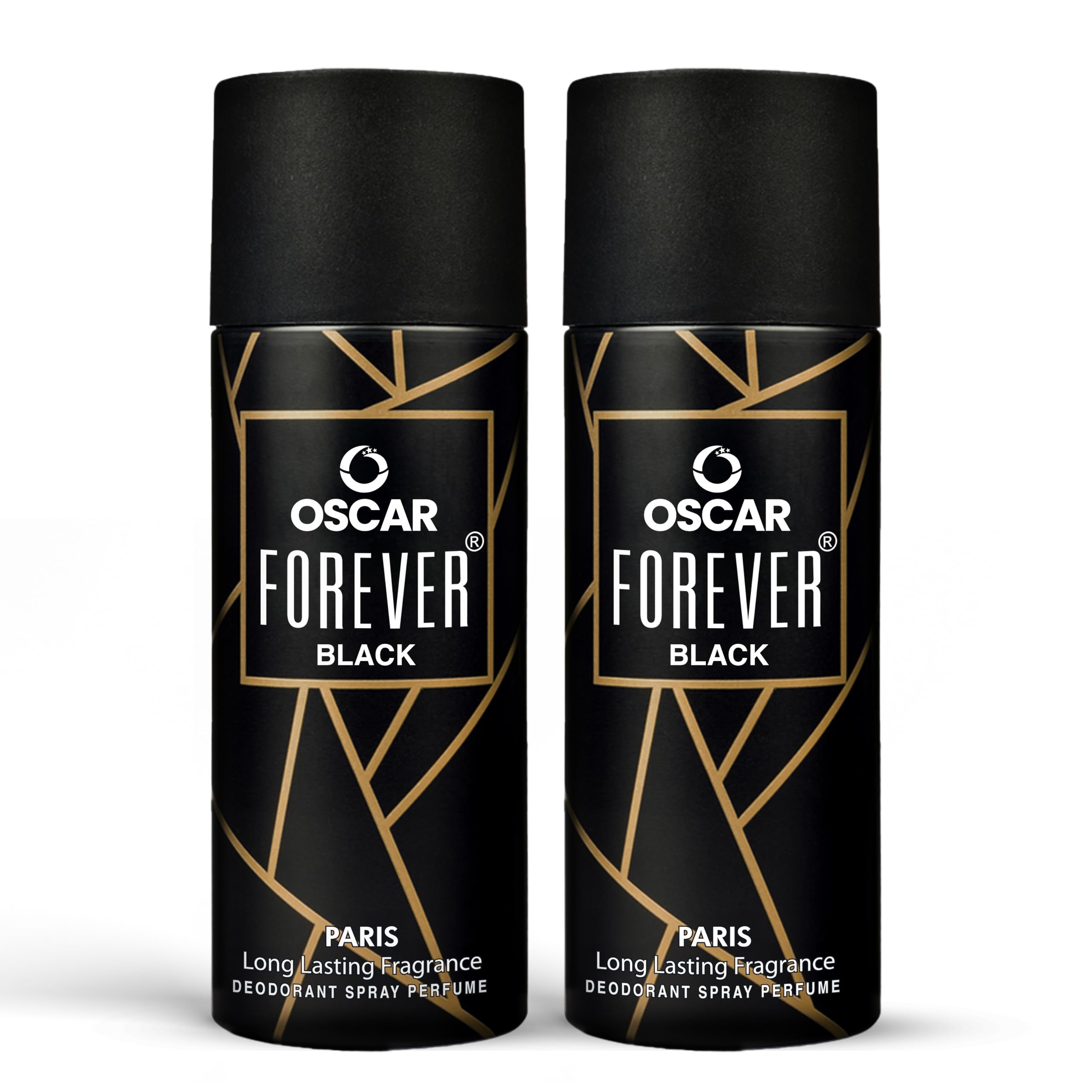 OSCAR Forever Paris Black Deodorant (150mlx2) Long Lasting Fragrance Body Deo Deodorant Spray - For Men & Women (300 ml, Pack of 2)-image-13
