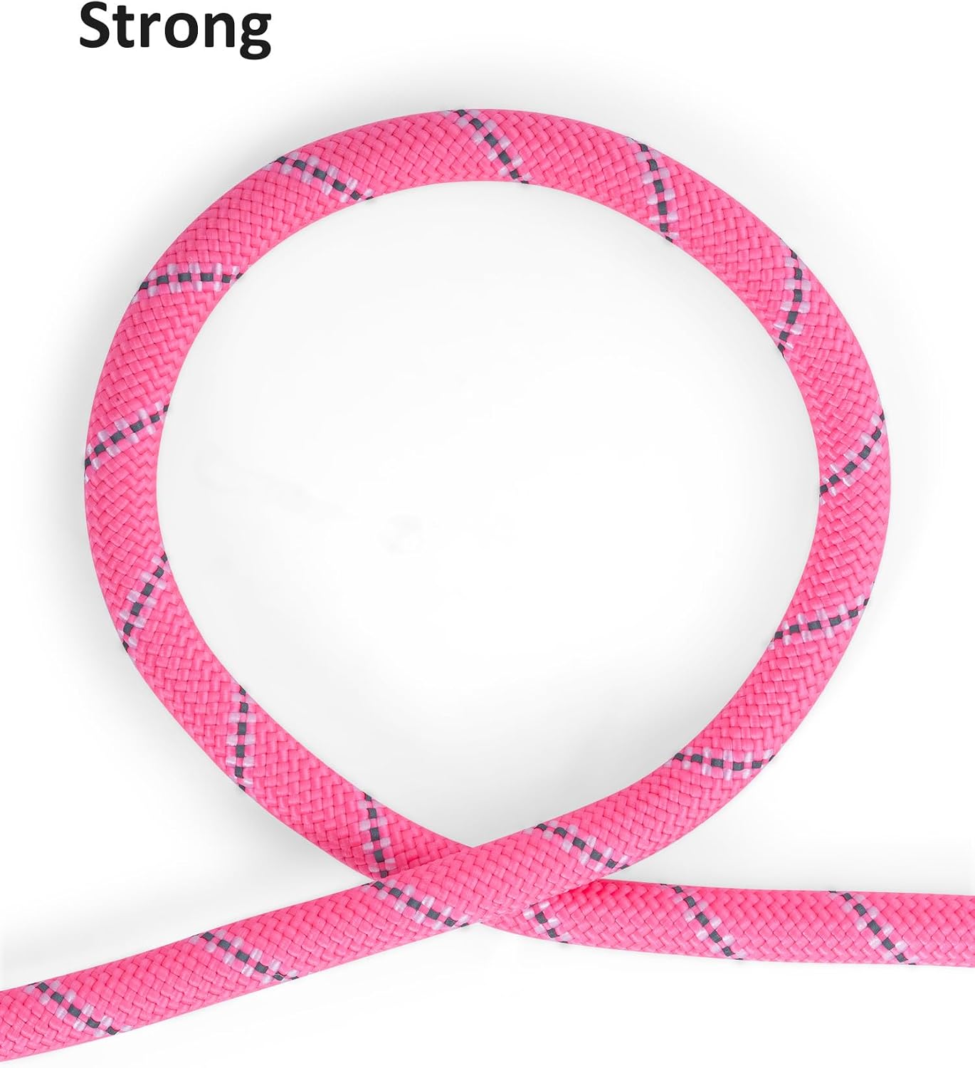100FT Extra Long Dog Leash for Dog Training, Heavy Duty Dog Lead for Large Medium Small Dogs Outside Walking, Playing, Camping, or Yard, Pink