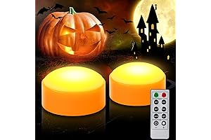 CANDLE IDEA Halloween LED Pumpkin Lights