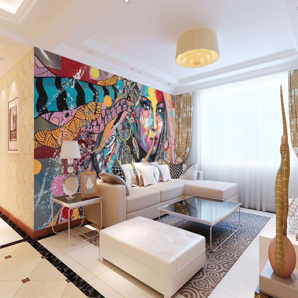 Papier peint panoramique trompe l'oeil pour une chambre adulte évasion 3D