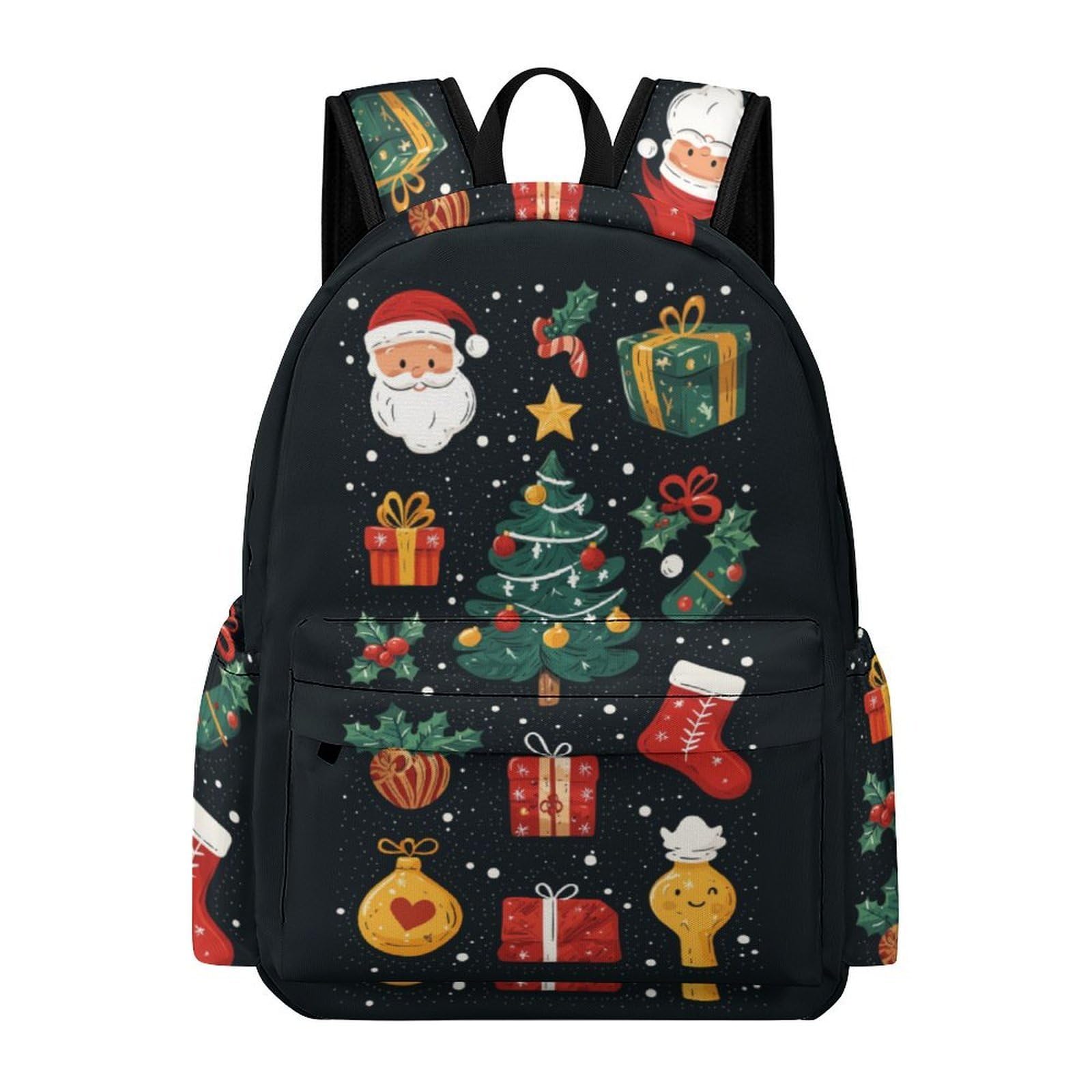TPISLI Backpack Christmas Theme School Bag Travel Daypack Christmas Trees Rucksack for Students Boys Girls, Laptop Backpack for boys 12-15 years