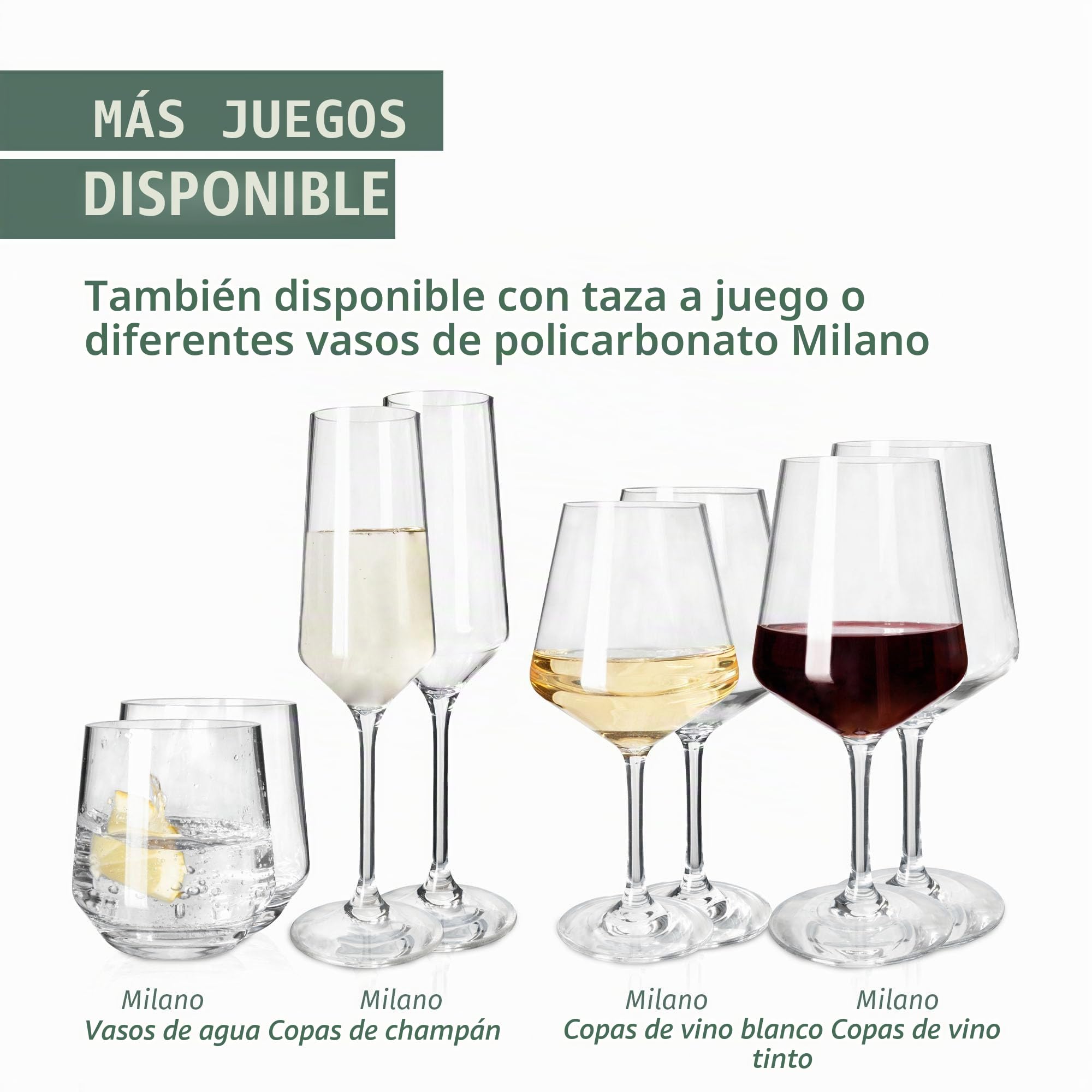 Moritz Vajilla de melamina para camping para 4 personas, 12 piezas, apta para lavavajillas, vajilla de pícnic, vajilla de camping, diseño de piedra verde
