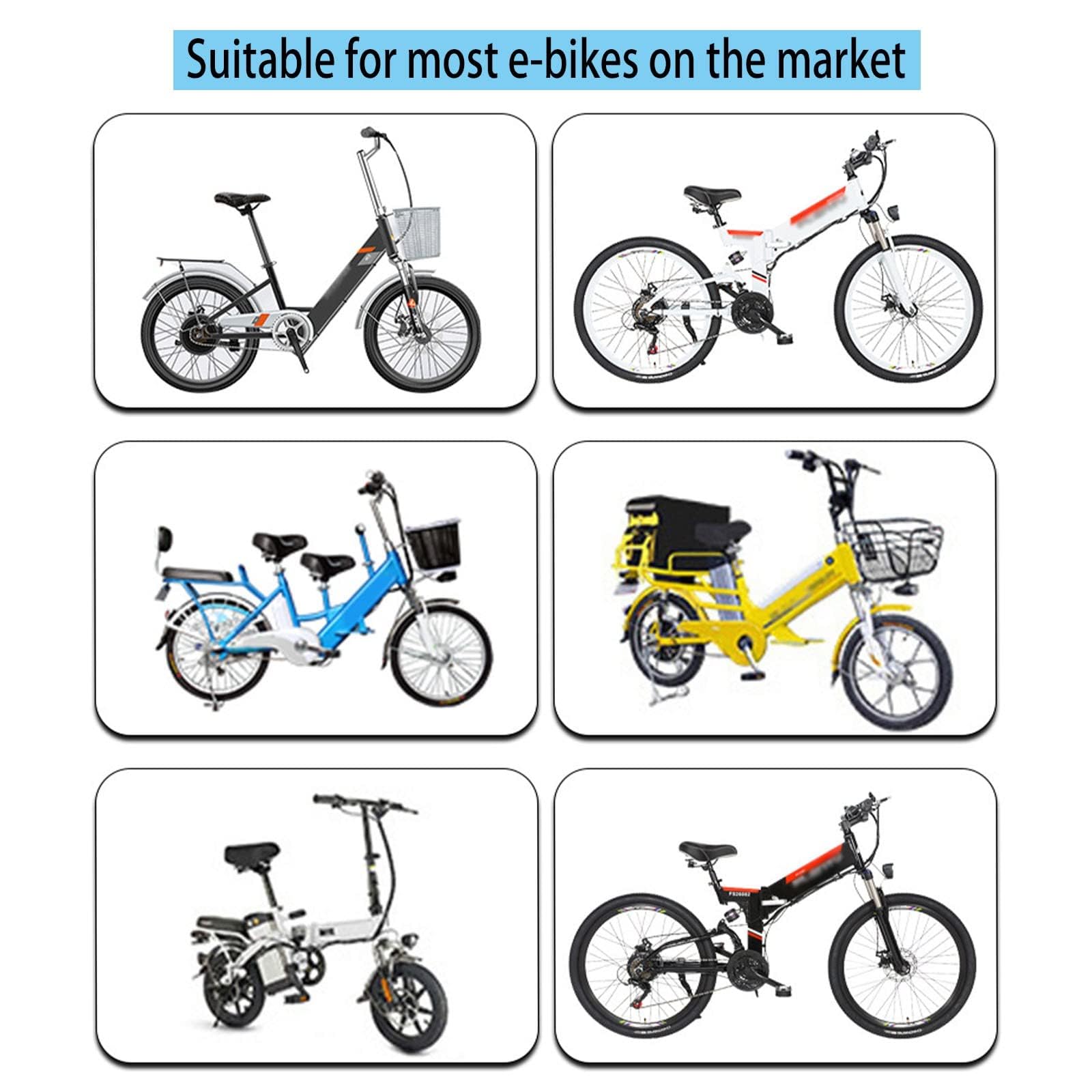 Batería de Bicicleta eléctrica 36v 12Ah para RichBit TOP-860 Litio Li-Ion Ebike Batería Plegable Batería de Litio integrada para RICHBIT TOP-016 RT-730 Motor de 500W 350W 200W