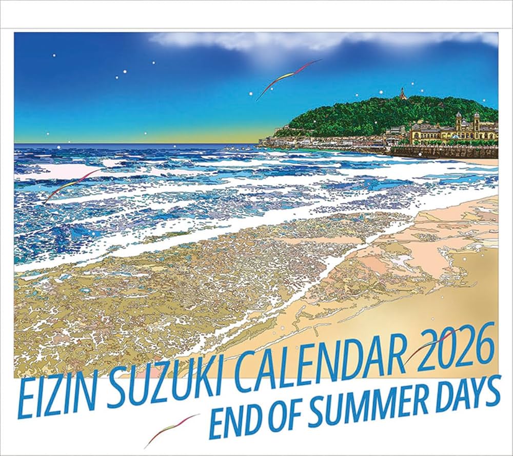 Amazon | 鈴木エイジン本舗 鈴木英人 2026年カレンダー 40×45cm CL-481