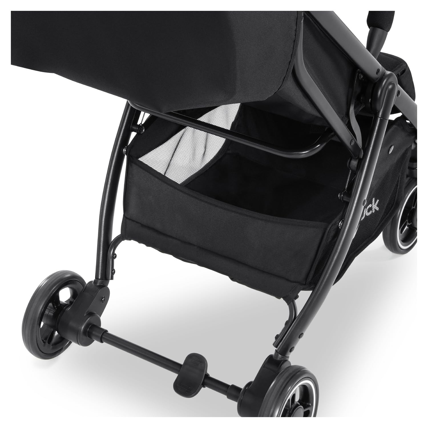 Hauck Swift X Baby Stroller-Ultra Compact and Lightweight Buggy with 5-Point Harness, One Hand Fold, Removable Bumer Bar, Pram for Kids from Birth Up to 25 Kg-Approx. 4 Years,Black 4