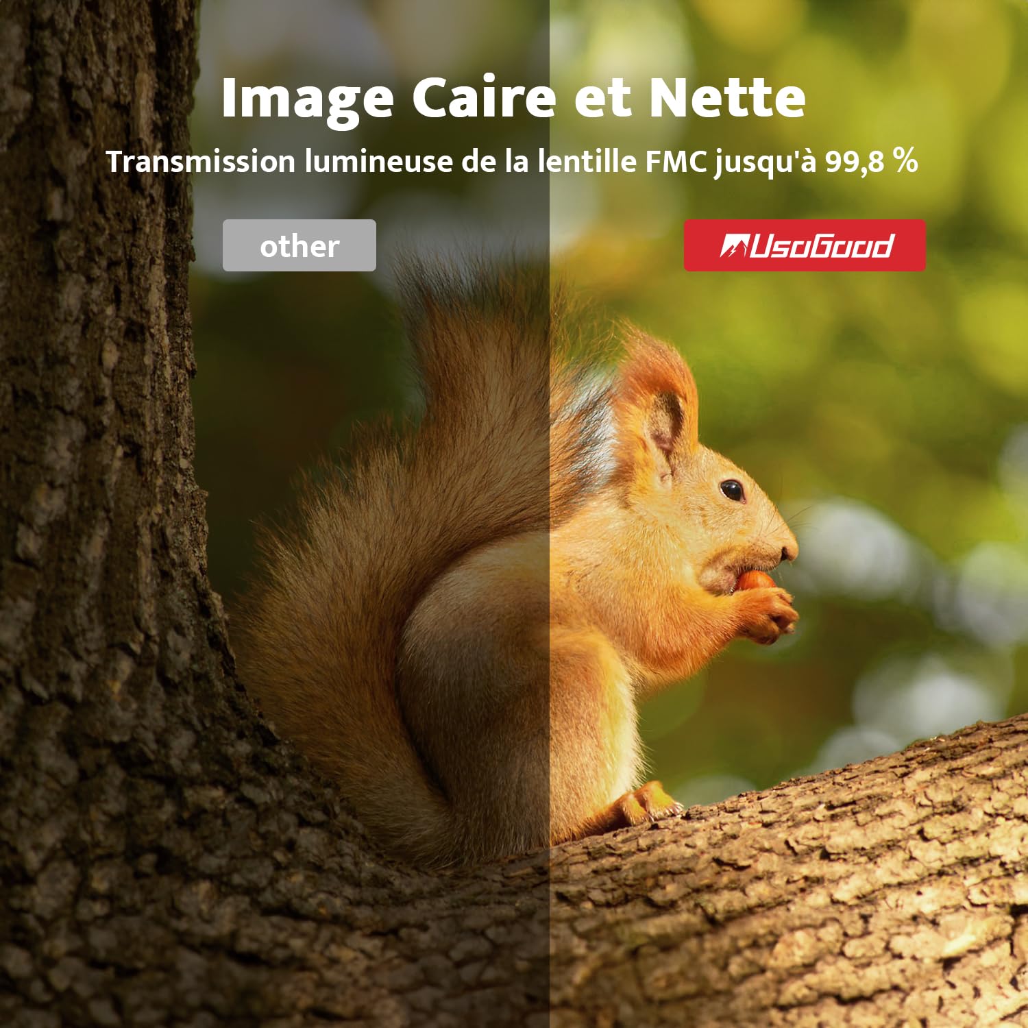 usogood Jumelles Adultes Puissante 15x56,Jumelles Professionnelles HD | avec Prisme BAK4 et Lentilles FMC, Jumelle Adultes Étanches et Légères pour Observation des Oiseaux, Événements Sportifs