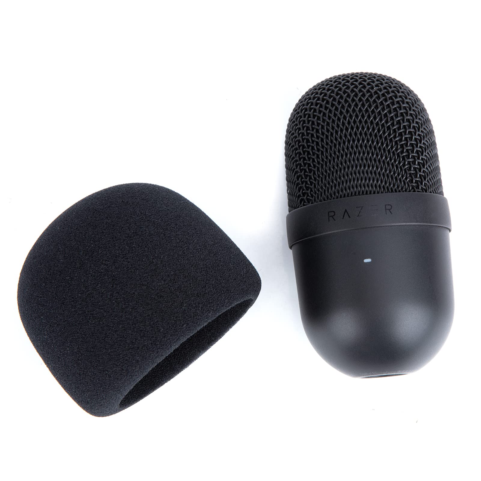 YOUSHARES Razer Seiren Mini Bonnette Anti-Vent en Mousse Professionelle pour Réduire Bruit pour Microphone USB Streaming Razer Seiren Mini