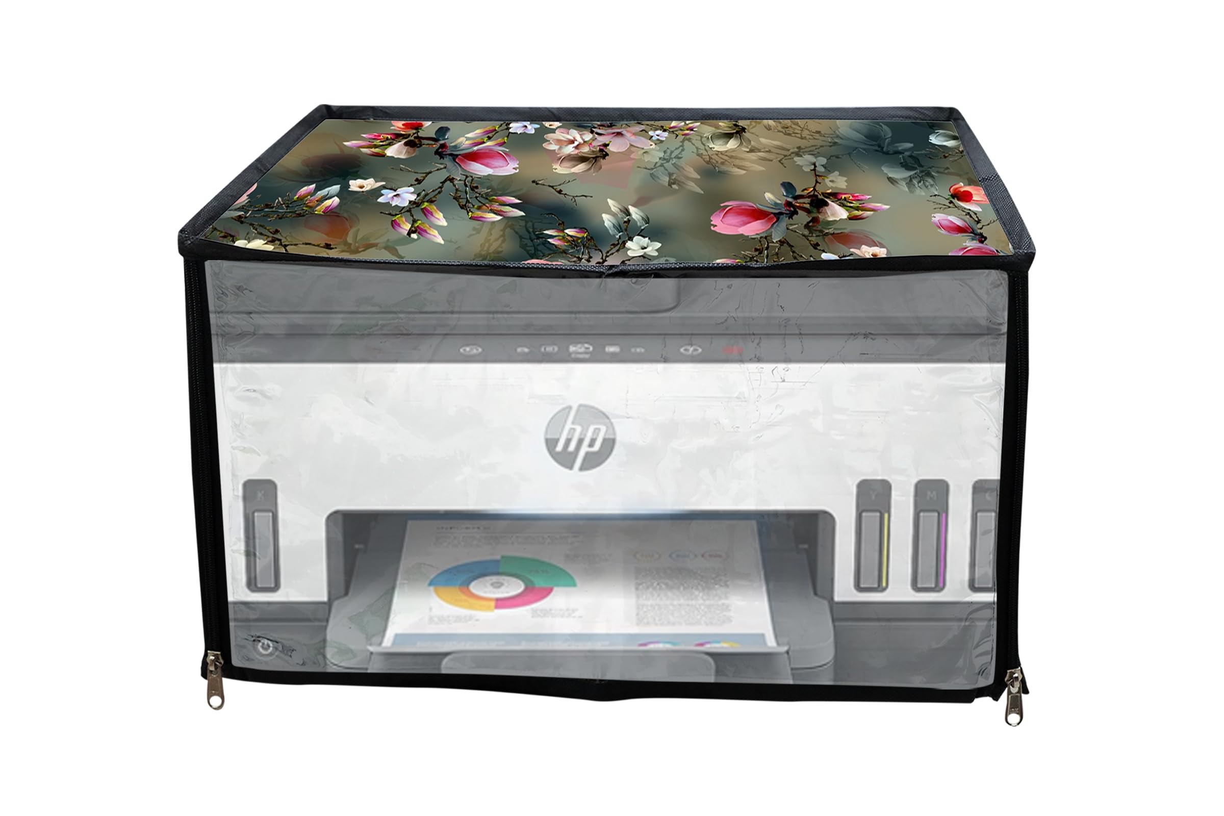 HomeStore-YEP Printer Cover for HP Smart Tank 7301 All-in-One Printer with Zipper for Dust Protection Green Flower (B0CG55DT66) Amazon Price History, Amazon Price Tracker