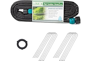 Premium Linex Garden Soaker Hose 1/2" x 25 ft - ECO-Friendly