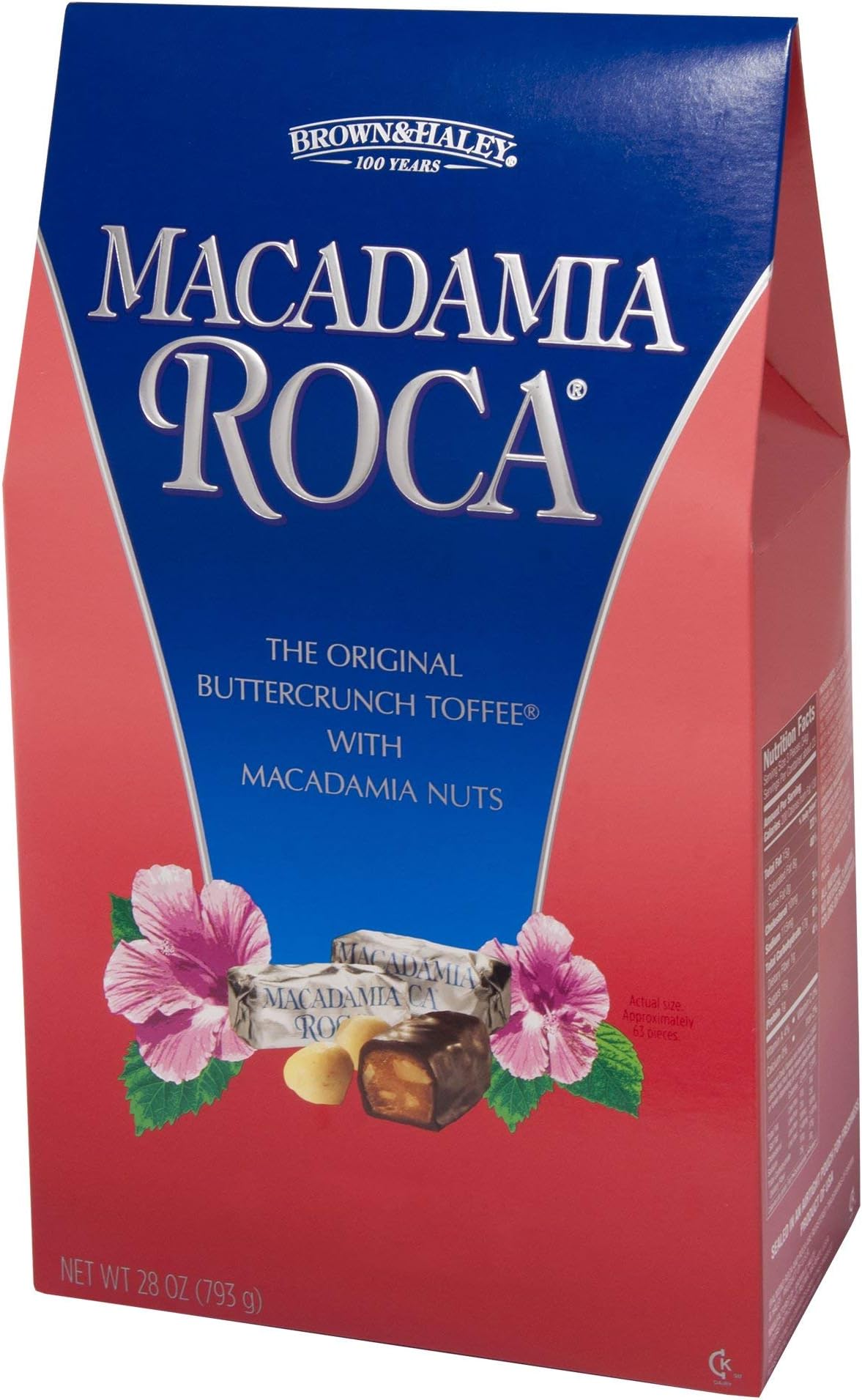 Macadamia Roca Large Stand-up Box - 28 Oz By Brown & Haley