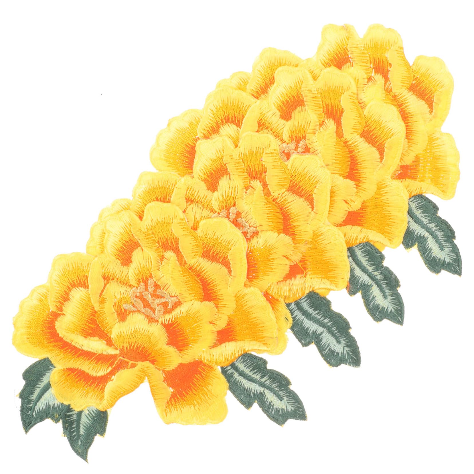 Gadpiparty 5 Set Patch Di Ricamo Floreale Vestiario Appliques Per I Vestiti Cucire Toppe Per Giacche Cucire Toppe Ricamate Patch Di Abbigliamento Fiori Decora Tessuto 4 Pezzi*5
