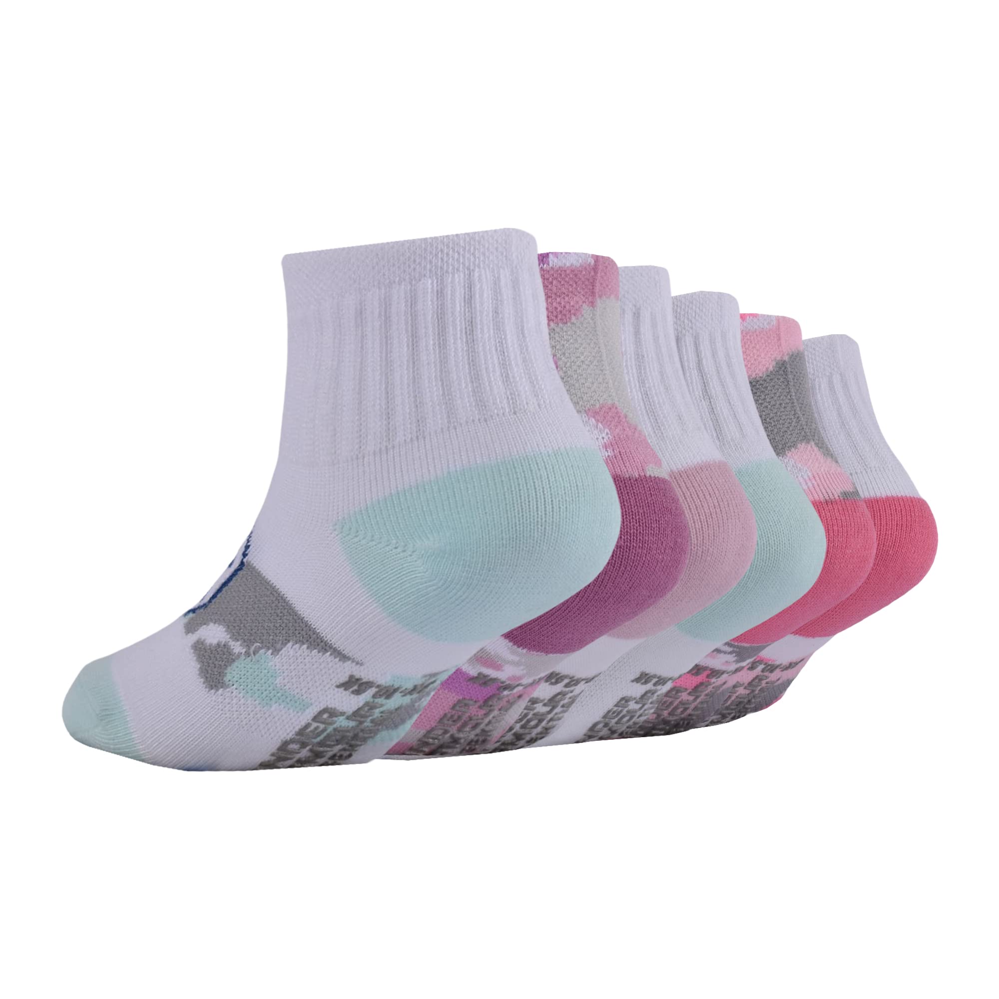 Under Armour Mädchen Multi Pack Quarter Socks (6-pack) Viertelsocke (6er Pack)