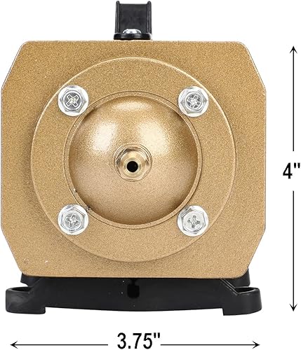 Miniatura 2 de AQUANEAT Bomba de aire para acuario, bomba comercial 3550W, 9501110GPH para pecera, aireador hidropónico con salidas de flujo de aire ajustables