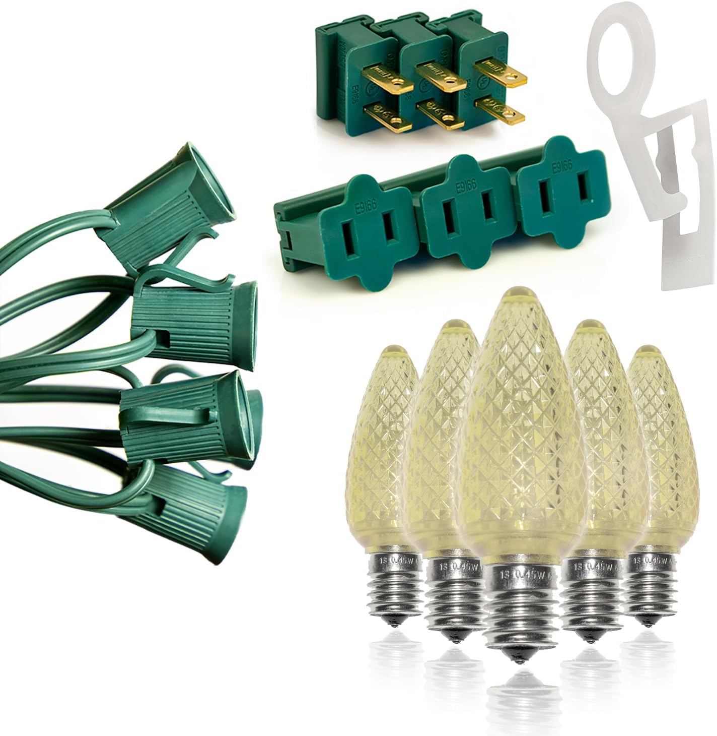 Pro Christmas C9 Light Installation Kit DIY Holiday