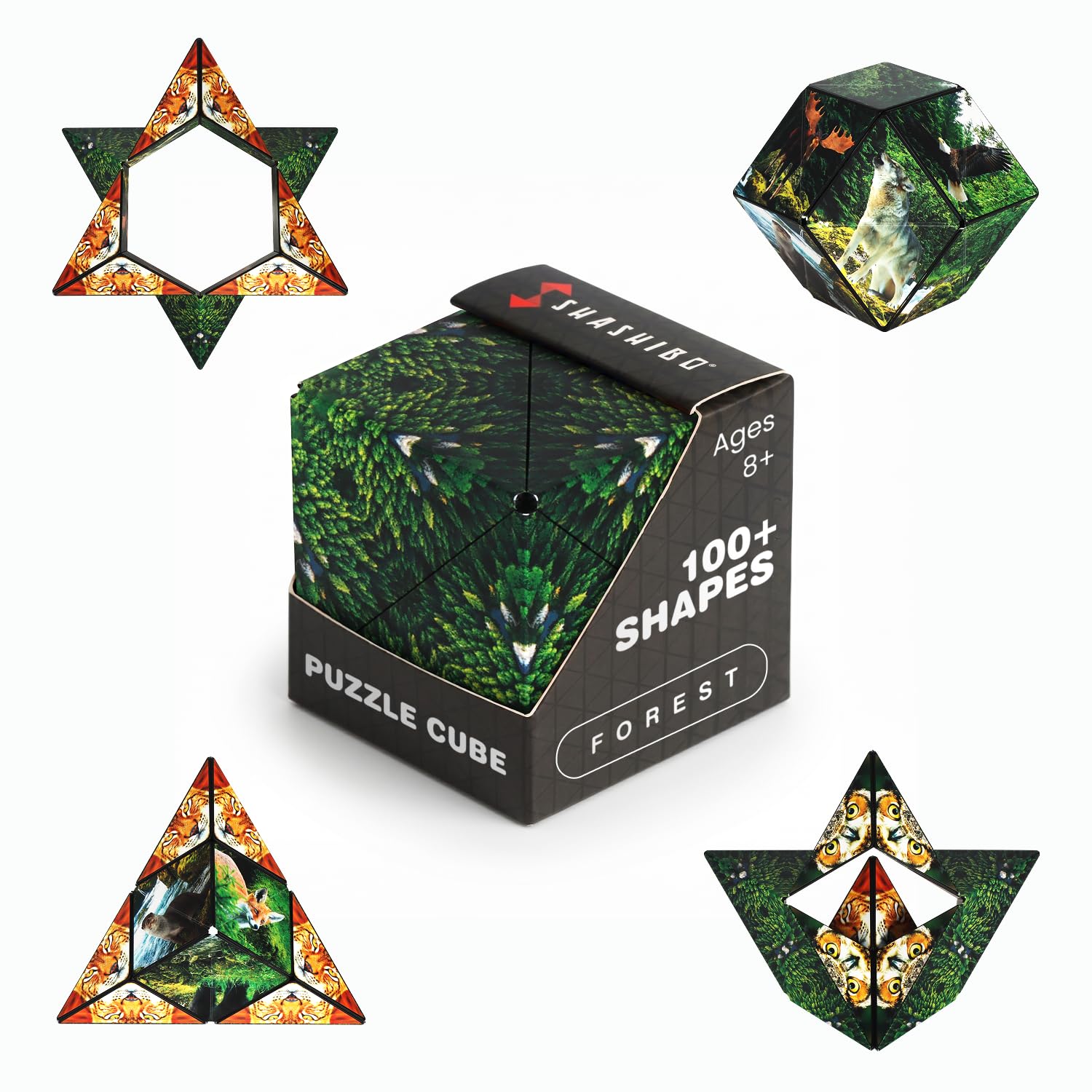 Shashibo DODECA Magnetic Puzzle Cube, Stress Relief Fidget Toy