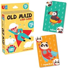 Old Maid Travel Card Game, Classic Matching Game, Ages 4+