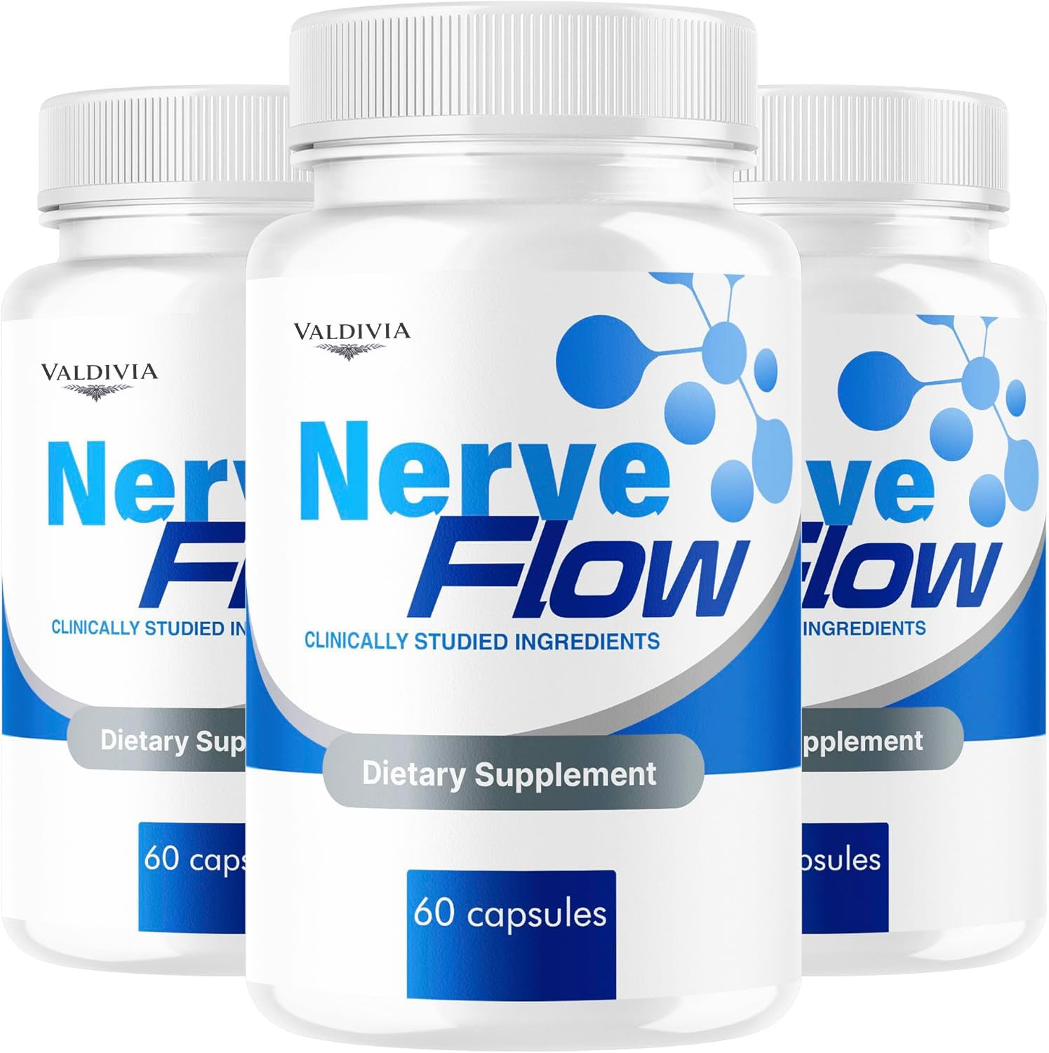 Nerve Flow - Official NerveFlow Advanced Nerve Support Capsules, Maximum Strength Multivitamin Advanced Formula, 180 Capsules for 3 Months