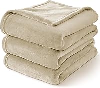 Vista 140 de BEDELITE Fleece Blanket White Throw Blanket for Couch & Bed, Luxury Plush Cozy Fuzzy Blanket 50" x 60", Super Soft Warm Lightweight Throw Blanket