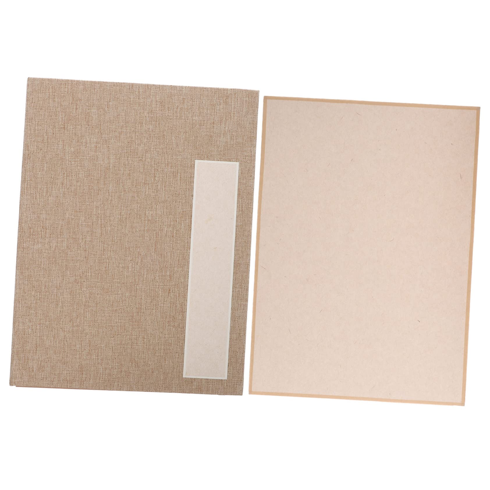Papier d'art chinois TEHAUX calligraphie peinture traditionnelle kraft kaki