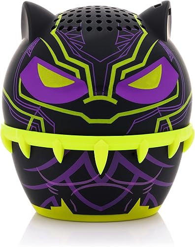 Bitty Boomers Marvel Black Panther Blacklight - Mini altavoz Bluetooth