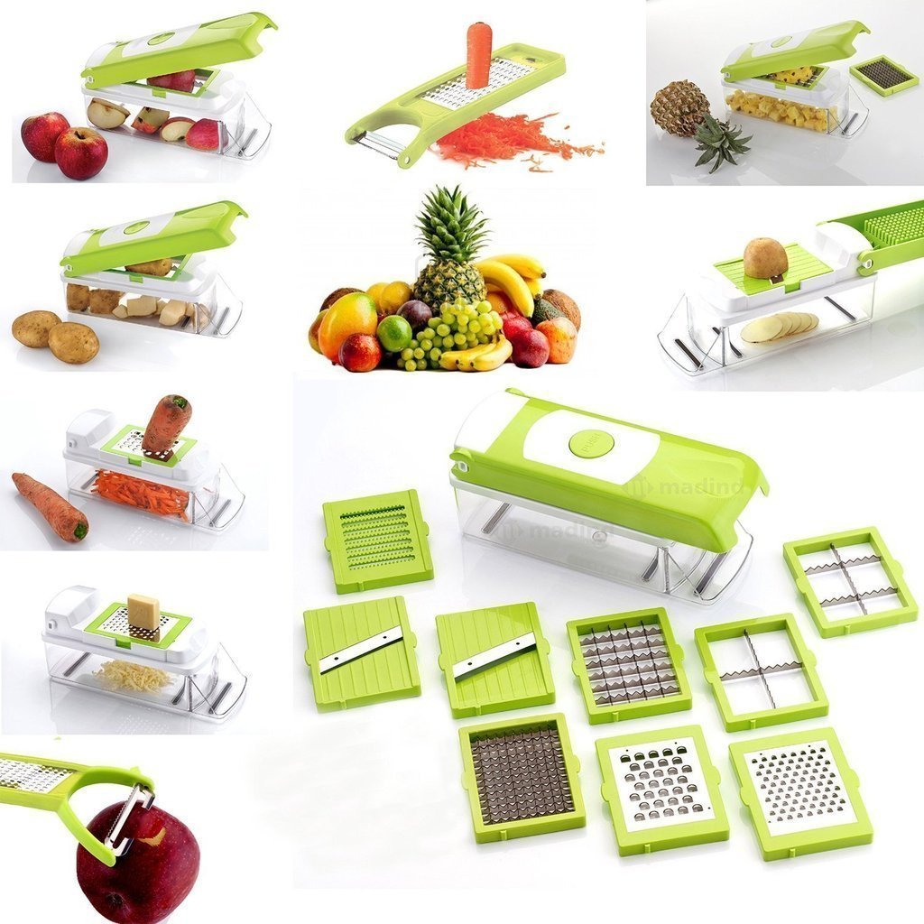 DD'S 11 in 1 Vegetable & Fruits Cutter, Slicer, Dicer Grater & Chopper, Peeler