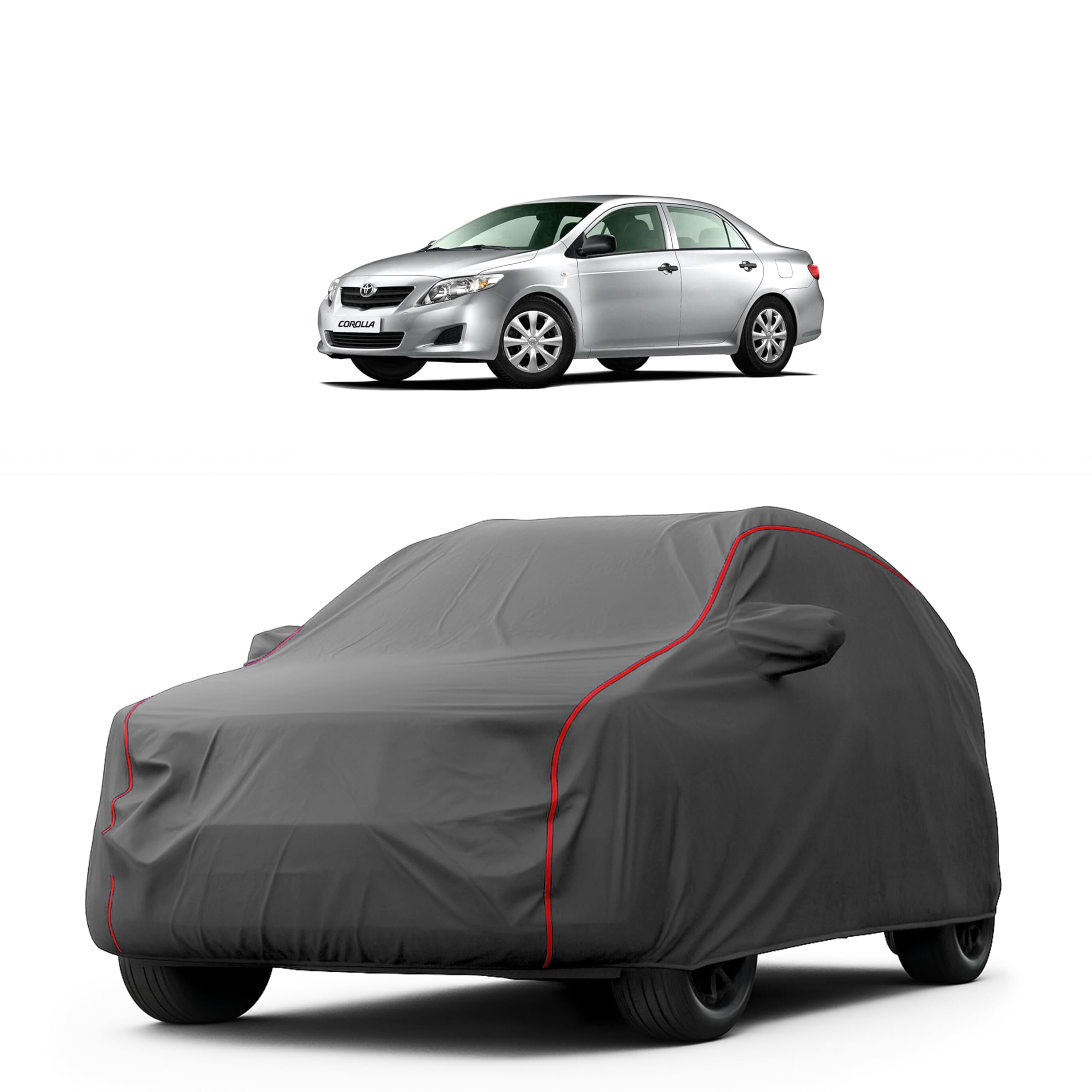 Heavy-Duty Car Cover for compatible with Toyota Corolla (2003 to 2025 all Models) Deluxe Car Protection Cover – Waterproof & UV-Resistant All-Season Exterior Protection-image-15
