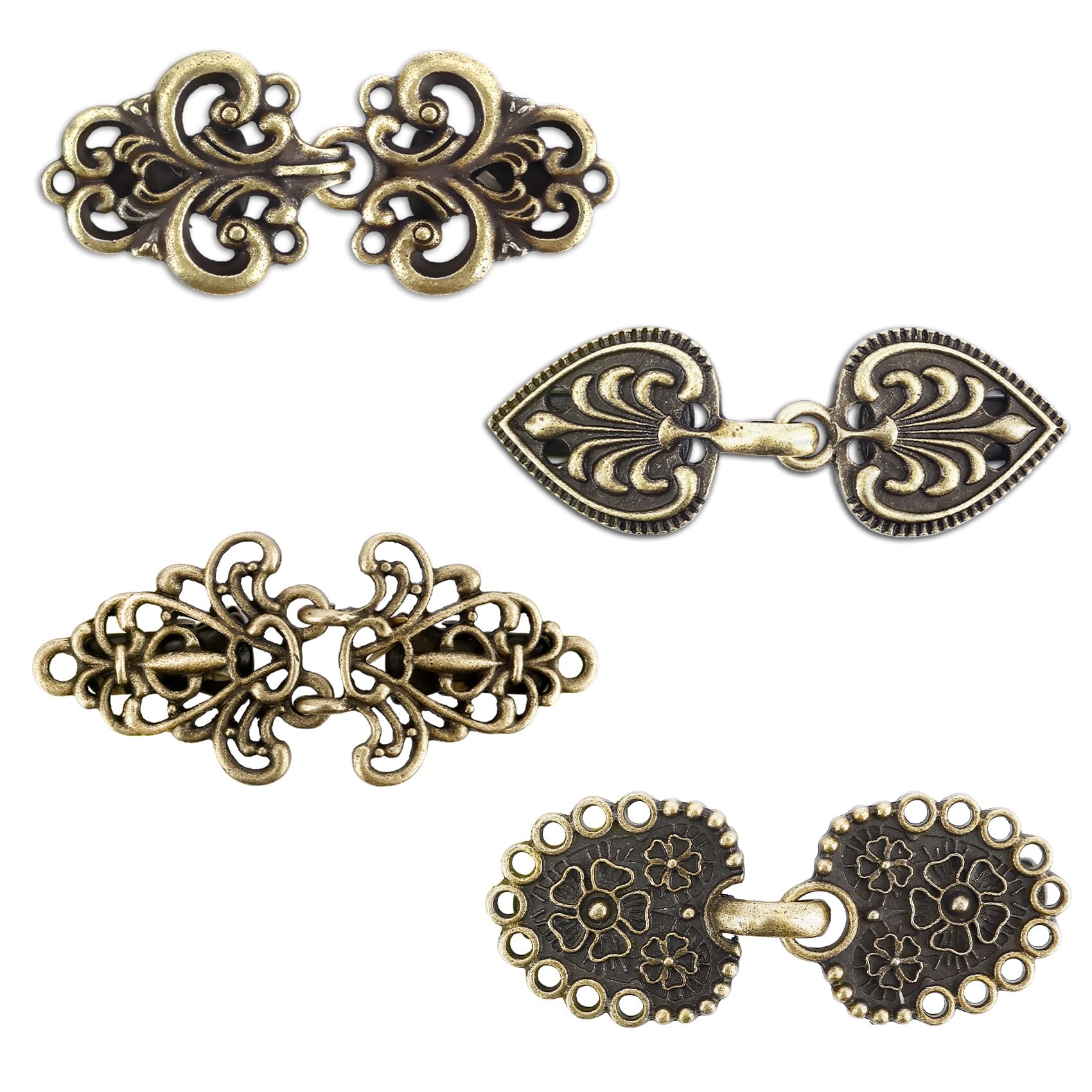 Sweater Clips - Hold Sweater Together, Dress & Shawl Clips, Cloak Clasp