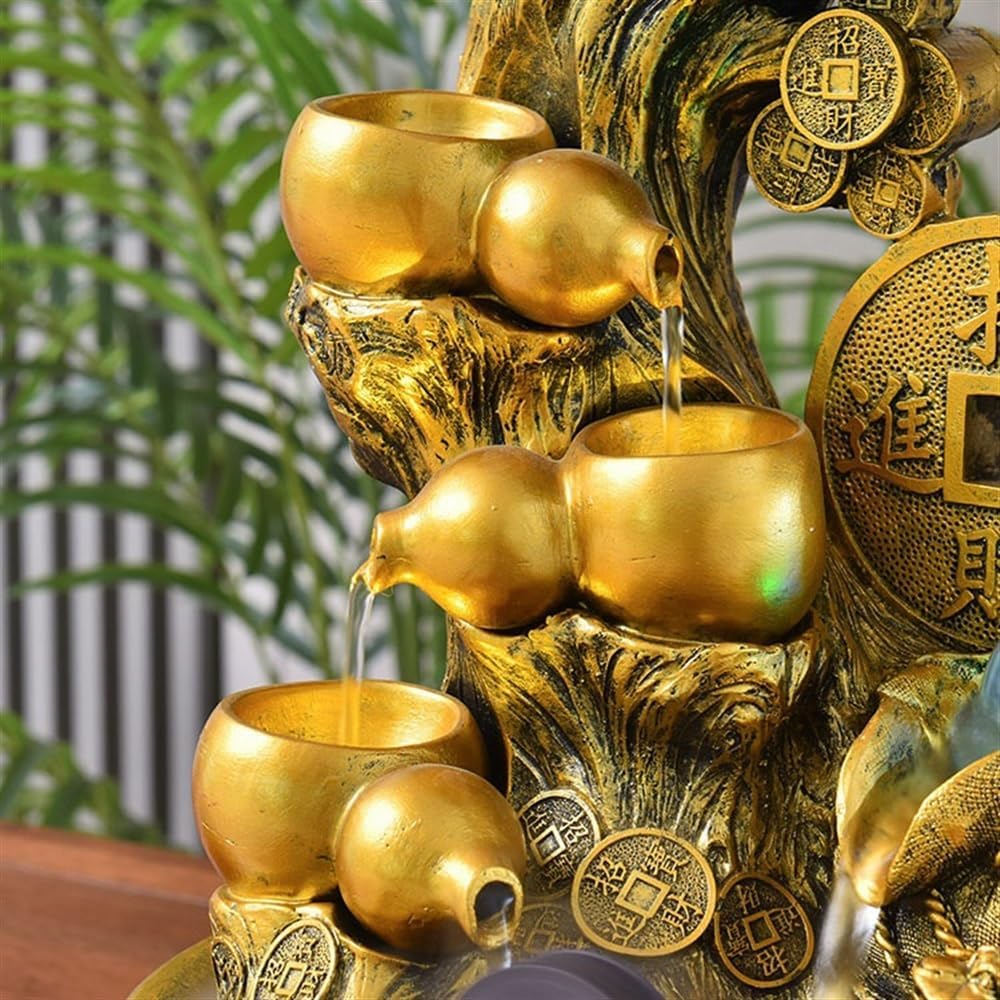 卓上噴水 循環水装飾風水ホイール噴水リビングルームオフィス