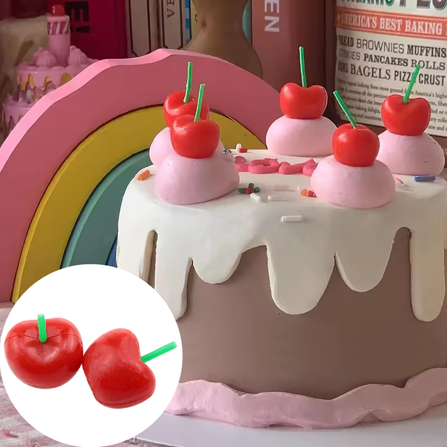 Amazon.co.jp: zutisay チェリー型 バースデーキャンドル チェリー